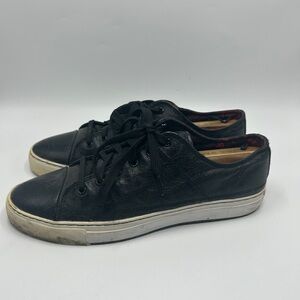 Black Leather PF Flyers Men's Sneakers Size Medium 10.5